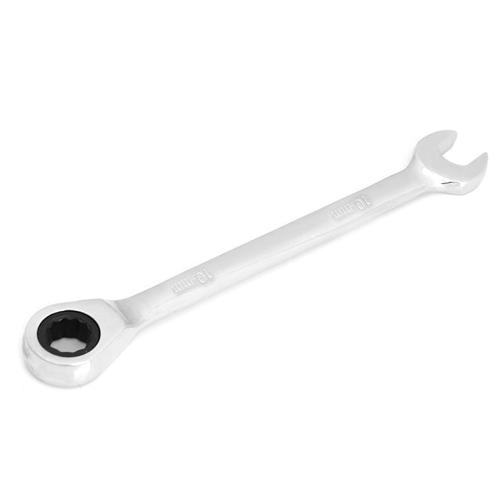 Crofta Reversible Metric Ratchet Wrench Ratchet Socket Hand Spanner Nut Tool 10mm