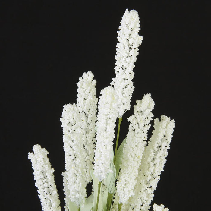 Crofta 1 Bunch Artificial Simulation Lavender Flower Plant Home Decoration White