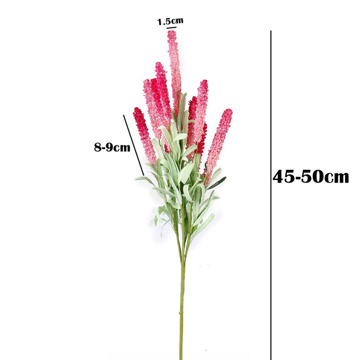 Crofta 1 Bunch Artificial Simulation Lavender Flower Plant Home Decoration - Pink