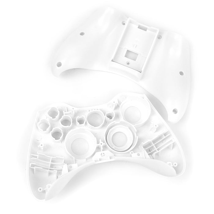 Crofta Full Housing Shell Case Kit Replacement Parts for Xbox 360 Wireless Controller - White