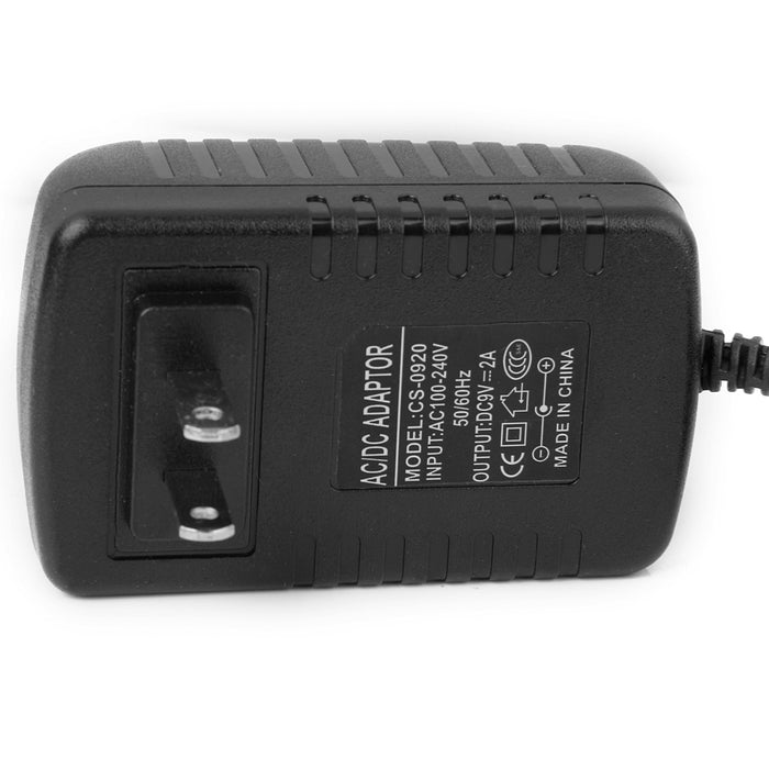 US Standard AC 100-240V to DC 9V 2A Power Supply Charger Converter Adapter