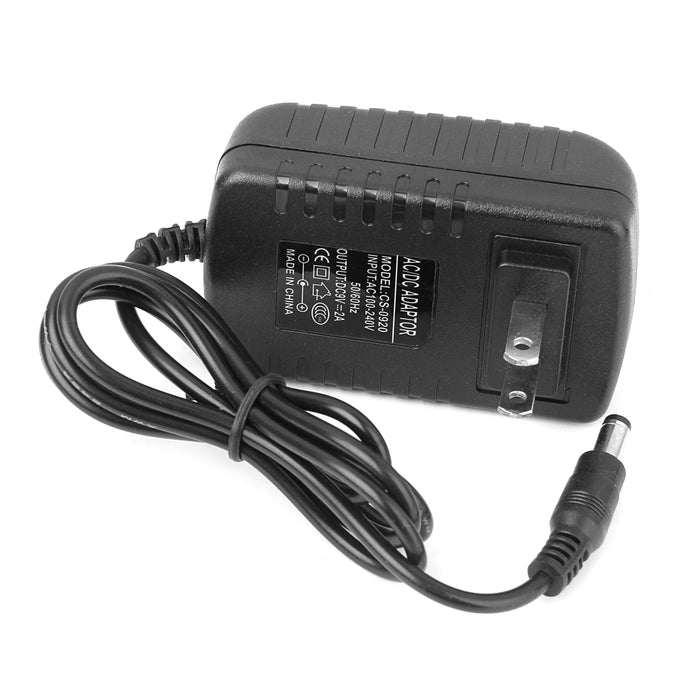 US Standard AC 100-240V to DC 9V 2A Power Supply Charger Converter Adapter