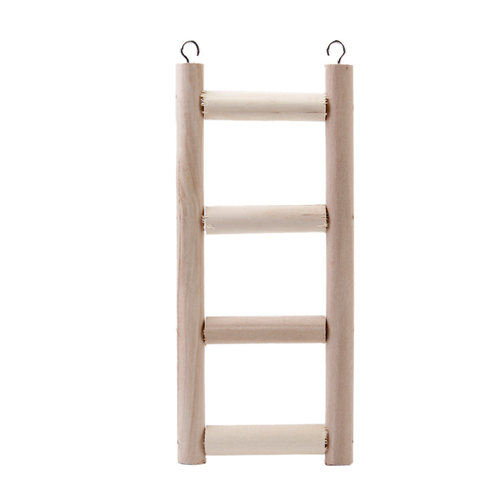 Crofta Wooden Mouse Rat Hamster Step Ladder Bridge Gerbil Pet Parrot Bird Rodent Canary Toys