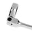 Crofta Satin Chrome Finish Flexible Head Ratchet Action Wrench Spanner Nut Tool 6mm Silver