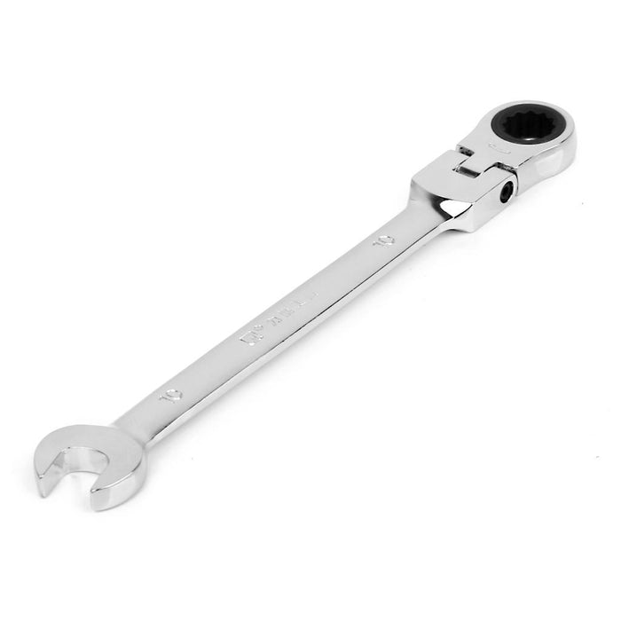 Crofta Flexible Head Ratchet Action Wrench Spanner Nut Tool - 10mm