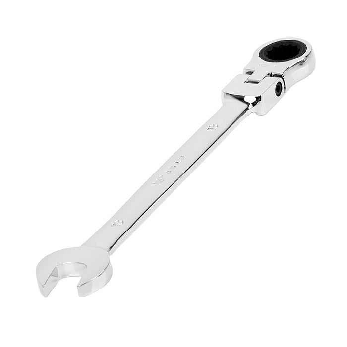 Crofta Flexible Head Ratchet Action Wrench Spanner Nut Tool- 13mm