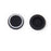 Crofta 2 Pairs Game Joystick Thumbstick Caps for Sony PS4 Controller Black + White