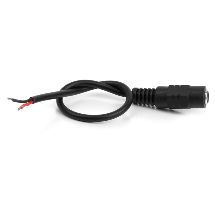 Crofta 10 x 20cm DC Female Power Adapter Pigtail Wire for CCTV Camera BNC Monitor