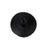 Crofta 1 x Black Rose Cabinet Drawer Door Furniture Knob Handle Pull Hardware