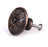 Crofta 10x Classical Round Decorative Cabinet Door Drawer Pull Handle Knob Copper