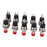 Crofta 10 x Mini Momentary Push Button Switch for Model Railway Hobby Red