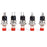 Crofta 10 x Mini Momentary Push Button Switch for Model Railway Hobby Red