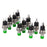 Crofta 10 x Mini Momentary Push Button Switch for Model Railway Hobby Green