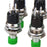 Crofta 10 x Mini Momentary Push Button Switch for Model Railway Hobby Green