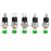 Crofta 10 x Mini Momentary Push Button Switch for Model Railway Hobby Green