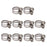 Crofta 10Pcs Adjustable Fuel Petrol Pipe Hose Clips Stainless Spring Clamp 8-12mm