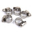 Crofta 10Pcs Adjustable Fuel Petrol Pipe Hose Clips Stainless Spring Clamp 8-12mm