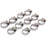 Crofta 10Pcs Adjustable Fuel Petrol Pipe Hose Clips Stainless Spring Clamp 13-19mm