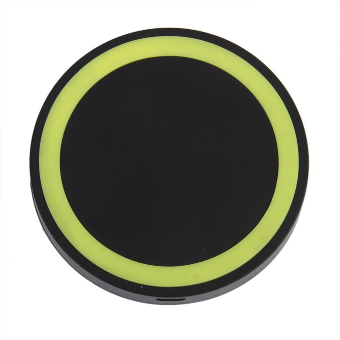 Crofta Universal QI Wireless Charger Charging Pad Plate for Phone Green Circle