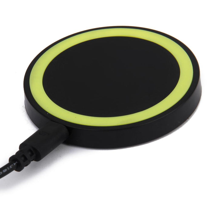 Crofta Universal QI Wireless Charger Charging Pad Plate for Phone Green Circle