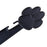 Crofta 10Pcs Black Plastic Pet Dog Clothing Hangers Size M