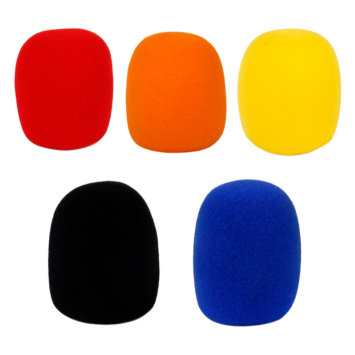 Crofta 10Pack Studio Microphone Windscreen Foam Mic Shield Cover for Karaoke DJ