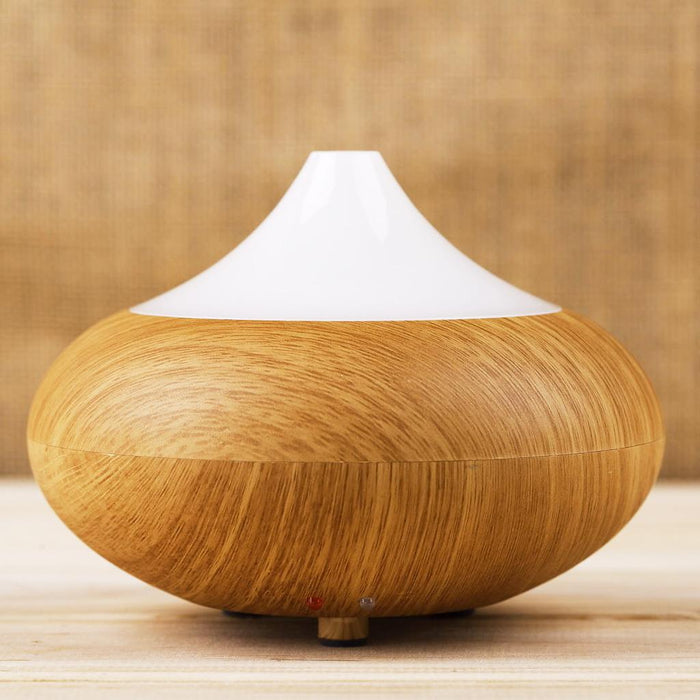 Ultrasonic Ion Humidifier Aroma Air Aromatherapy Diffuser Lightwood Grain EU