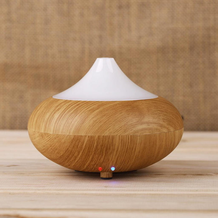 Ultrasonic Ion Humidifier Aroma Air Aromatherapy Diffuser Lightwood Grain EU