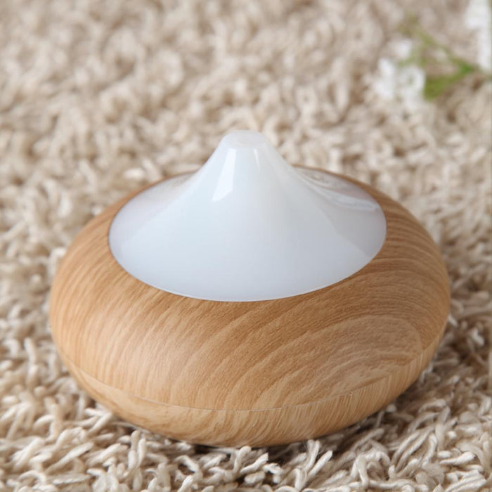 Ultrasonic Ion Humidifier Aroma Air Aromatherapy Diffuser Lightwood Grain EU