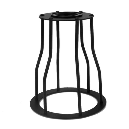 Crofta Vintage Black Iron Cage Hanging Lampshade No Wire for Pendant Lamp E27