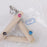 Crofta Wooden Bird Triangle Swing Bird Toy Cage Toys for Squirrels Parrots