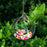 Crofta Clear Ball Shaped Glass Hanging Vase Bottle for Plant Flower Decoration