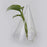 Crofta Clear Water-drop Glass Hanging Vase Bottle for Plant Flower Decorations