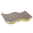 Crofta Pack of 2Pcs, Cat Kitten Cardboard Corrugated Scratcher Scratching Pad Sofa Bed Board Mat