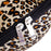 Crofta Portable Silicone Invisible Bra Underwear Lingerie Case Bag Leopard Print