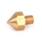 Crofta 0.3mm Copper Nozzle Print Head for 3mm Filament 3D Printer Extruder Golden