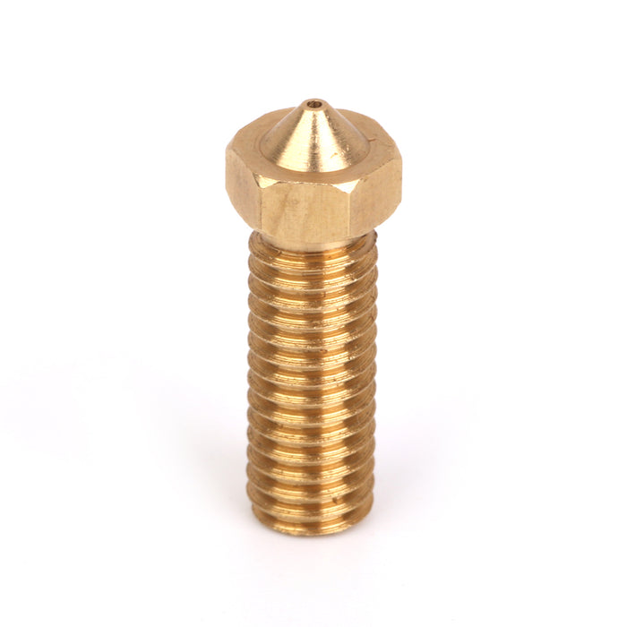 Crofta 0.6mm Copper 3D Printer Extruder Nozzle Print Head Replacement 1pcs Golden