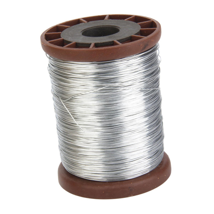 Crofta 0.5mm 500G Galvanized Iron Wire for Hive Frames Beekeeping Tool 1 Roll