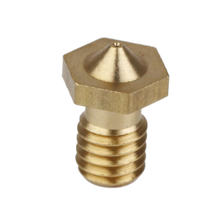 Crofta 0.3mm Copper 3D Printer Print Head Extruder Nozzle Replacement Golden