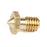 Crofta 0.3mm Copper 3D Printer Print Head Extruder Nozzle Replacement Golden