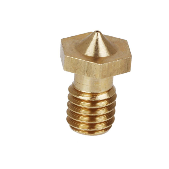 Crofta 0.4mm Copper 3D Printer Print Head Extruder Nozzle Replacement 1pc Golden