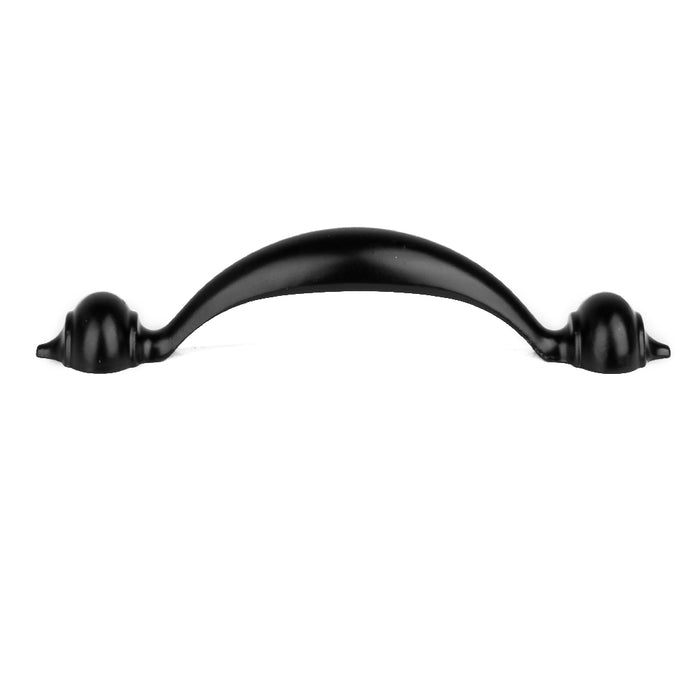 Crofta 12.1 x 2cm Cabinet Door Drawer Bin Handle Pull Knob Hardware Black