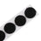 Crofta 140 Pairs Self Adhesive Hook Loop Fastener Tape Stick on Coins Dots Black White 16mm