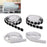 Crofta 140 Pairs Self Adhesive Hook Loop Fastener Tape Stick on Coins Dots Black White 16mm