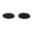 Crofta 140 Pieces Self Adhesive Hook Loop Coins Dots 16 mm Black