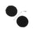 Crofta 140 Pieces Self Adhesive Hook Loop Coins Dots 16 mm Black