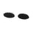 Crofta 140 Pieces Self Adhesive Hook Loop Coins Dots 16 mm Black