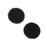 Crofta 140 Pieces Self Adhesive Hook Loop Coins Dots 16 mm Black