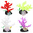 Crofta Aquarium Fish Tank Soft Silicone Sea Plant Fake Coral Decor Ornament Purple