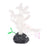 Crofta Aquarium Fish Tank Soft Silicone Sea Plant Fake Coral Decor Ornament White